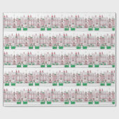 Village Wrapping Paper voor vakantiewoningen Cadeaupapier (Vlak)