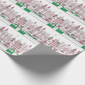 Village Wrapping Paper voor vakantiewoningen Cadeaupapier (Hoek)