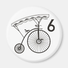 Villager 6-badge magneet