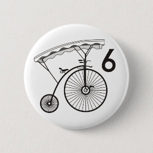Villager 6-badge ronde button 5,7 cm