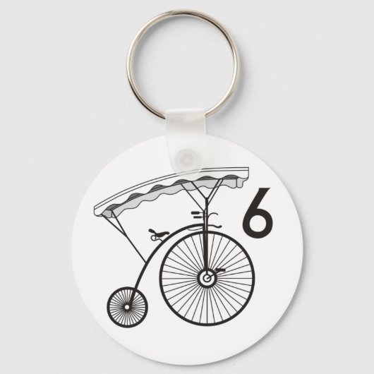 Villager 6-badge sleutelhanger (Voorkant)