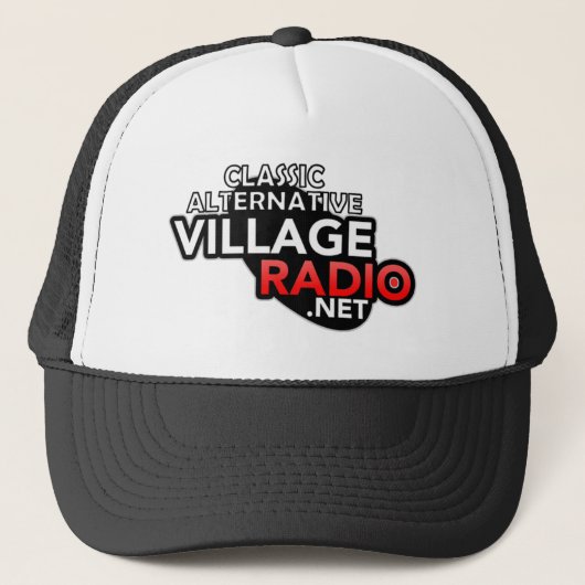 VillageRadio.Net Classic Trucker Hoed Trucker Pet (Voorkant)