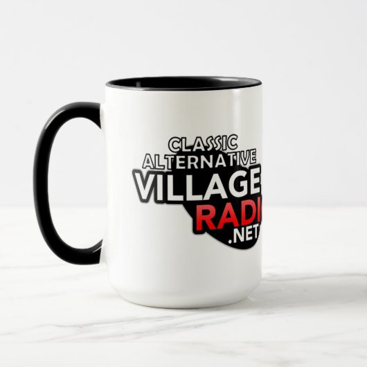 VillageRadio.Net Koffie Mok (Links)