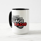 VillageRadio.Net Koffie Mok (Voorkant links)