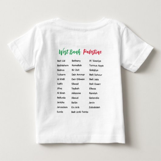 Villages en Cities Toddler's T-Shirt op de Westeli (Achterkant)