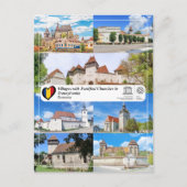 Villages met Vermeende Kerken in Transsylvanië P Briefkaart (Voorkant)