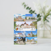 Villages met Vermeende Kerken in Transsylvanië P Briefkaart (Staand voorkant)