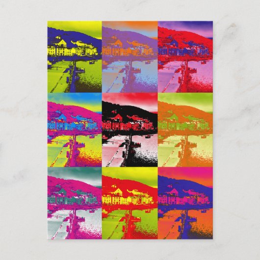 VILLAGES VAN WALES BRIEFKAART (Voorkant)