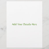 VILLAGES VAN WALES FLYER (Achterkant)