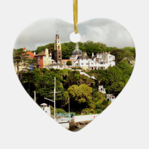 VILLAGES VAN WALES KERAMISCH ORNAMENT