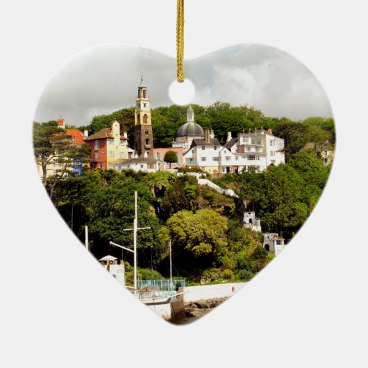 VILLAGES VAN WALES KERAMISCH ORNAMENT (Achterkant)