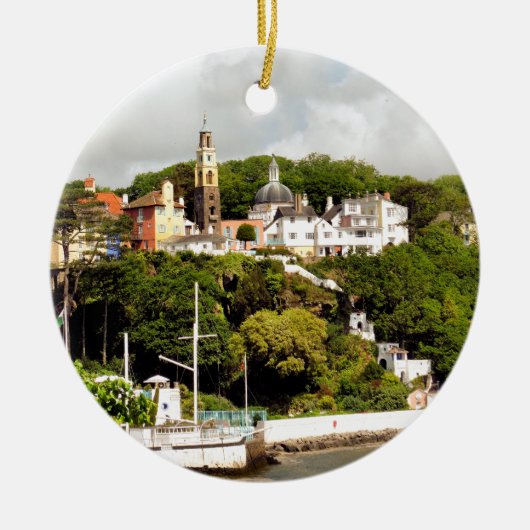 VILLAGES VAN WALES KERAMISCH ORNAMENT (Voorkant)