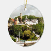 VILLAGES VAN WALES KERAMISCH ORNAMENT (Links)