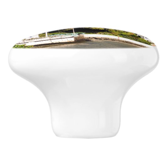 VILLAGES VAN WALES KERAMISCHE KNOP (Zijkant)