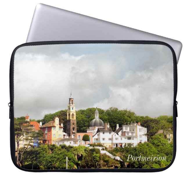 VILLAGES VAN WALES LAPTOP SLEEVE (Voorkant)