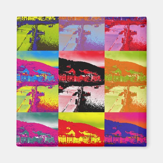 VILLAGES VAN WALES MAGNEET (Voorkant)