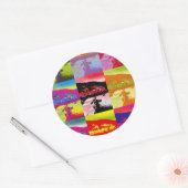 VILLAGES VAN WALES RONDE STICKER (Envelop)