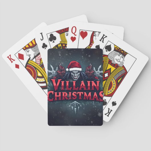 Villain Store Christmas Classic Playing Cards – Ho Pokerkaarten (Achterkant)