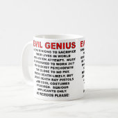 Villain Want ad Funny Mug Koffiemok (Voorkant links)