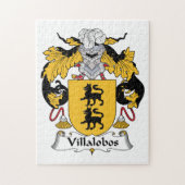 Villalobos Family Crest Legpuzzel (Verticaal)