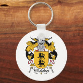 Villalobos Family Crest Sleutelhanger (Voorkant)