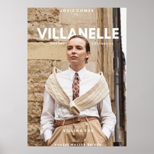 Villanelle-ontwerp Poster (Voorkant)