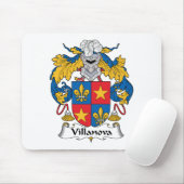 Villanova Family Crest Muismat (Met muis)