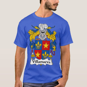 Villanueva Coat of Arms Family Crest T-shirt