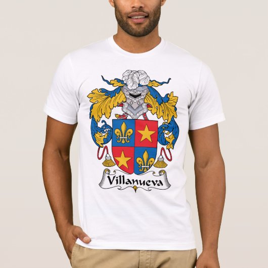 Villanueva Family Crest T-shirt (Voorkant)