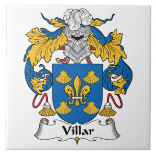 Villar Family Crest Tegeltje