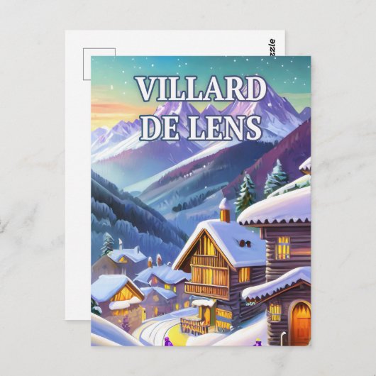 Villard de Lens Briefkaart (Voorkant / Achterkant)