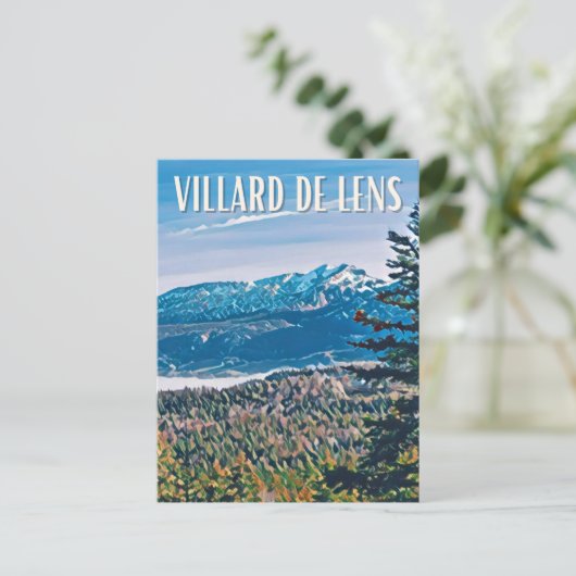 Villard-de-Lens Briefkaart (Staand voorkant)