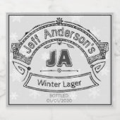 Villard Stamp Home Brouwlabel Bier Etiket (Enkel label)