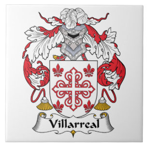 Villarreal Family Crest Tegeltje