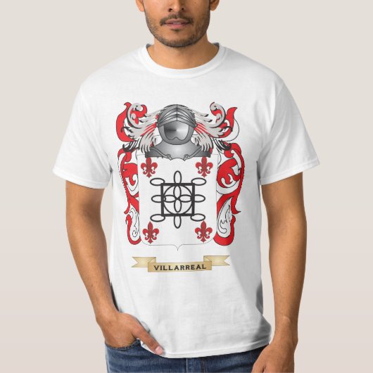 Villarreal Family Crest (wapenschild) T-shirt (Voorkant)
