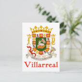 Villarreal Shield of Puerto Rico Briefkaart (Staand voorkant)