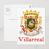 Villarreal Shield of Puerto Rico Briefkaart (Voorkant / Achterkant)
