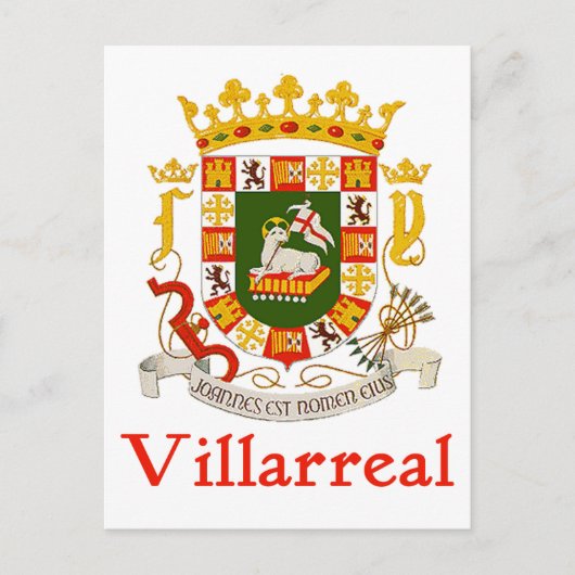 Villarreal Shield of Puerto Rico Briefkaart (Voorkant)