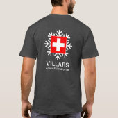 Villars Apres-Ski Instructor Zwitserland T-shirt (Achterkant)