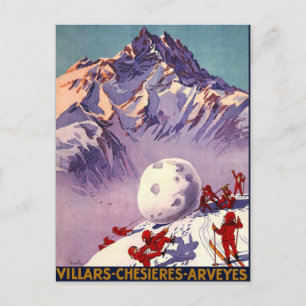 Villars Chesieres Arveyes Briefkaart