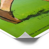 Villars,Swiss Alps, Ski Poster (Hoek)