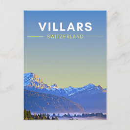  Villars Zwitserland Reis Briefkaart
