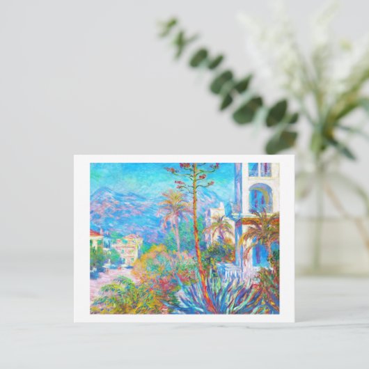 Villas at Bordighera Claude Monet Briefkaart (Staand voorkant)