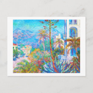 Villas at Bordighera Claude Monet Briefkaart