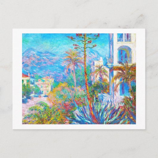 Villas at Bordighera Claude Monet Briefkaart (Voorkant)