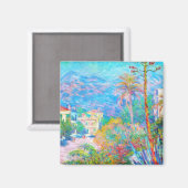 Villas at Bordighera Claude Monet Magneet (Voorkant / Achterkant)