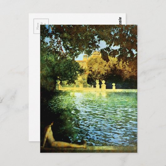  villa's en tuinen: De pool Briefkaart (Voorkant / Achterkant)