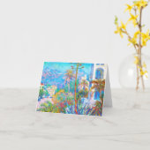 Villa's in Bordighera Claude Monet Kaart (Gele Bloem)