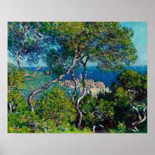 Villas in Bordighera door Claude Monet Poster