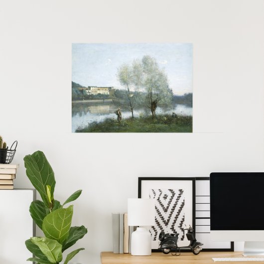 Ville-d'Avray - Jean-Baptiste - Corot Fine Art Poster (Thuiskantoor)